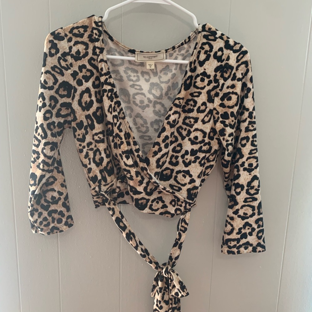 Cheetah crop top